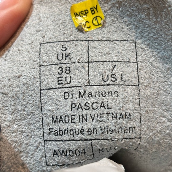 New Dr Martens 1460 PASCAL MARBLE‎ Patent Boots - Picture 9 of 9